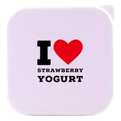 I Love Strawberry Yogurt Stacked Food Storage Container by ilovewhateva