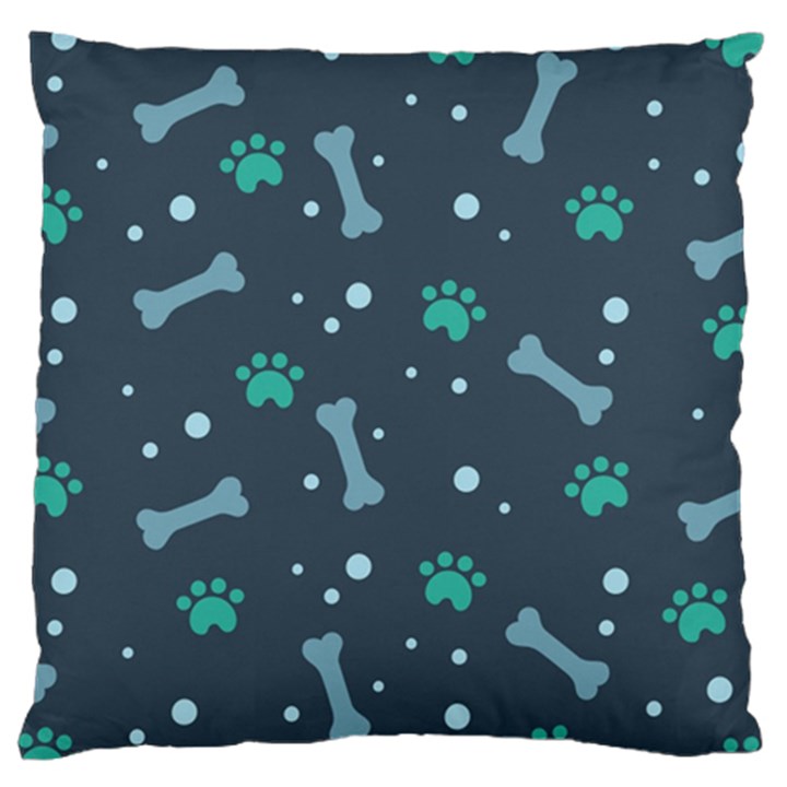 Bons Foot Prints Pattern Background Large Cushion Case (One Side)