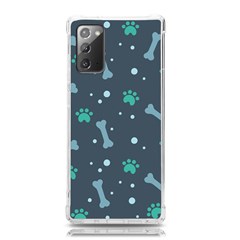 Bons Foot Prints Pattern Background Samsung Galaxy Note 20 Tpu Uv Case by Salman4z