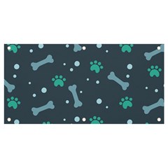 Bons Foot Prints Pattern Background Banner And Sign 4  X 2  by Salman4z