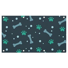 Bons Foot Prints Pattern Background Banner And Sign 7  X 4  by Salman4z