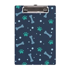 Bons Foot Prints Pattern Background A5 Acrylic Clipboard