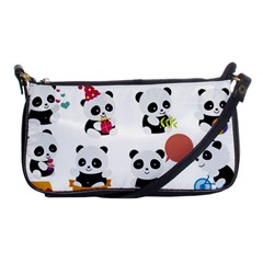 Playing Panda Cartoon Shoulder Clutch Bag by Salman4z