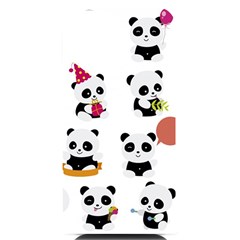 Playing Panda Cartoon Iphone 14 Black Uv Print Case