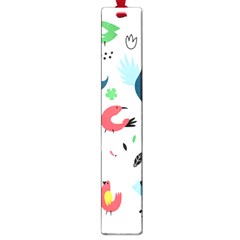 Vector Set Isolates With Cute Birds Scandinavian Style Large Book Marks by Salman4z