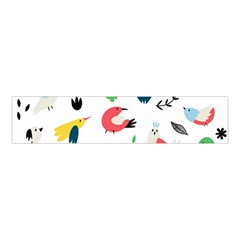 Vector Set Isolates With Cute Birds Scandinavian Style Velvet Scrunchie by Salman4z