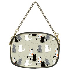 Cute Cat Seamless Pattern Chain Purse (two Sides) by Salman4z