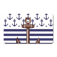 Anchor Background Design Magnet (rectangular) by Salman4z