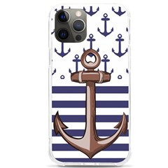 Anchor Background Design Iphone 12 Pro Max Tpu Uv Print Case by Salman4z