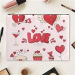 Hand Drawn Valentines Day Element Collection Cosmetic Bag (XL) Front