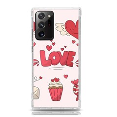 Hand Drawn Valentines Day Element Collection Samsung Galaxy Note 20 Ultra Tpu Uv Case by Salman4z