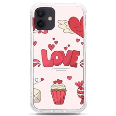 Hand Drawn Valentines Day Element Collection Iphone 12 Mini Tpu Uv Print Case	 by Salman4z