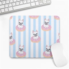 French Bulldog Dog Seamless Pattern Large Mousepad