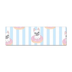 French Bulldog Dog Seamless Pattern Sticker Bumper (10 pack)