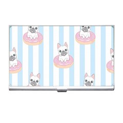 French Bulldog Dog Seamless Pattern Business Card Holder