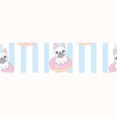 French Bulldog Dog Seamless Pattern Large Bar Mat