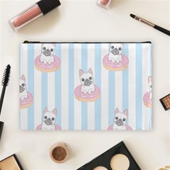 French Bulldog Dog Seamless Pattern Cosmetic Bag (Large)