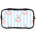 French Bulldog Dog Seamless Pattern Toiletries Bag (Two Sides) Front