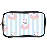 French Bulldog Dog Seamless Pattern Toiletries Bag (Two Sides) Back