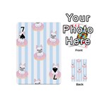 French Bulldog Dog Seamless Pattern Playing Cards 54 Designs (Mini) Front - Spade7