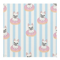 French Bulldog Dog Seamless Pattern Banner And Sign 4  X 4  by Salman4z