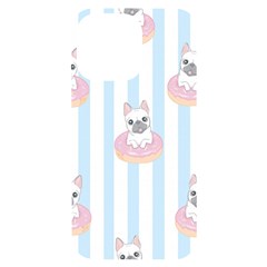 French Bulldog Dog Seamless Pattern iPhone 14 Pro Max Black UV Print Case