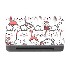 Cute Cat Chef Cooking Seamless Pattern Cartoon Memory Card Reader With Cf by Salman4z