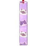 Cute Colorful Cat Kitten With Paw Yarn Ball Seamless Pattern Large Book Marks Front