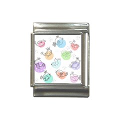 Cartoon Bird Cute Doodle Bird Italian Charm (13mm) by Salman4z