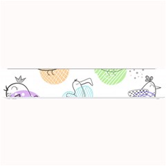 Cartoon Bird Cute Doodle Bird Small Bar Mat by Salman4z