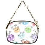 Cartoon Bird Cute Doodle Bird Chain Purse (One Side) Front