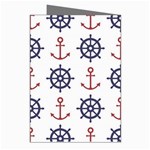 Nautical Seamless Pattern Greeting Cards (Pkg of 8) Right