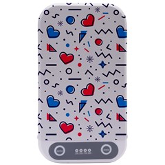 Hearts Seamless Pattern Memphis Style Sterilizers by Salman4z