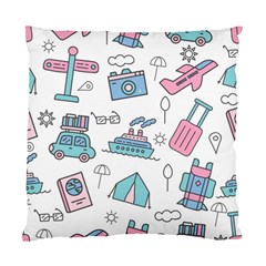 Transportation Seamless Pattern Standard Cushion Case (one Side) by Salman4z