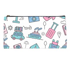 Transportation Seamless Pattern Pencil Case