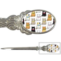 Cat Kitten Seamless Pattern Letter Opener by Salman4z