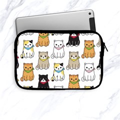 Cat Kitten Seamless Pattern Apple Ipad Mini Zipper Cases by Salman4z