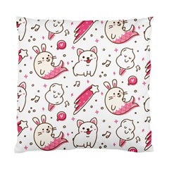 Cute Animal Seamless Pattern Kawaii Doodle Style Standard Cushion Case (one Side) by Salman4z