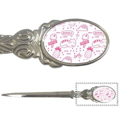 Cute-girly-seamless-pattern Letter Opener by Salman4z