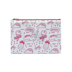 Cute-girly-seamless-pattern Cosmetic Bag (medium) by Salman4z