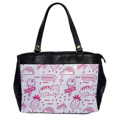 Cute-girly-seamless-pattern Oversize Office Handbag by Salman4z