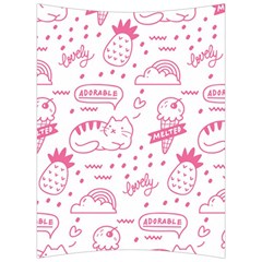 Cute-girly-seamless-pattern Back Support Cushion by Salman4z