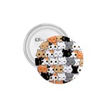 Cute-cat-kitten-cartoon-doodle-seamless-pattern 1.75  Buttons Front