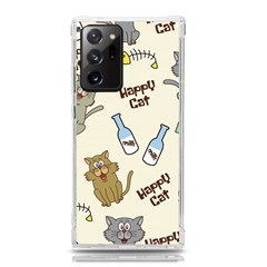 Happy-cats-pattern-background Samsung Galaxy Note 20 Ultra Tpu Uv Case by Salman4z