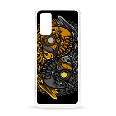 Yin-yang-owl-doodle-ornament-illustration Samsung Galaxy S20 6 2 Inch Tpu Uv Case by Salman4z