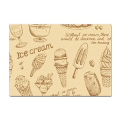 Ice-cream-vintage-pattern Sticker A4 (100 Pack) by Salman4z