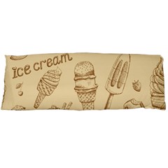 Ice-cream-vintage-pattern Body Pillow Case (dakimakura) by Salman4z