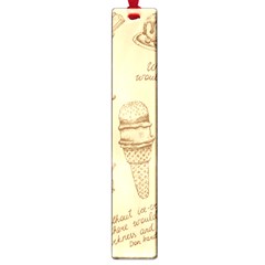 Ice-cream-vintage-pattern Large Book Marks by Salman4z