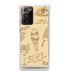 Ice-cream-vintage-pattern Samsung Galaxy Note 20 Ultra Tpu Uv Case by Salman4z