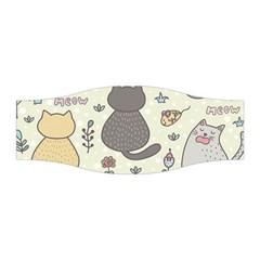 Funny Cartoon Cats Seamless Pattern Stretchable Headband by Salman4z